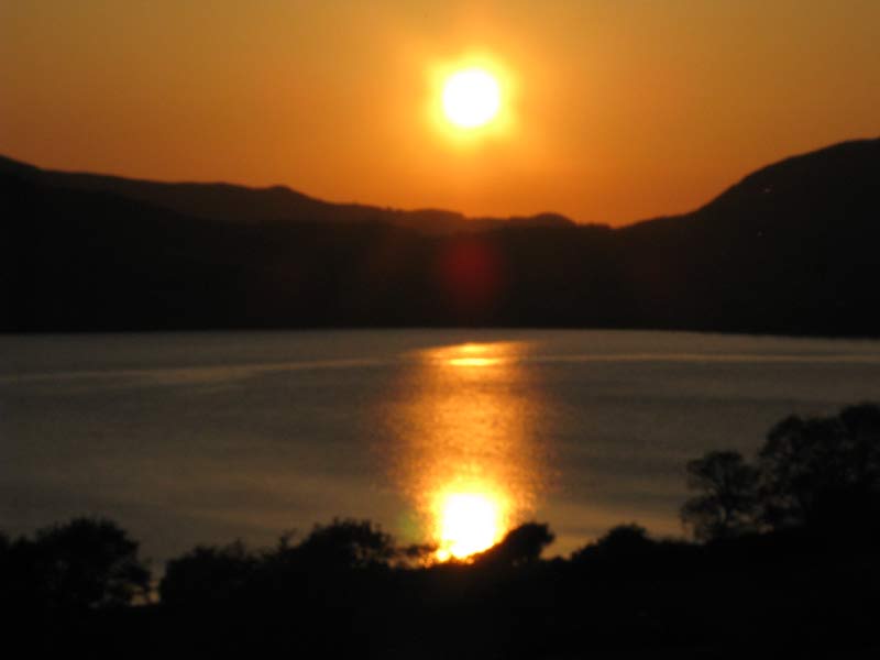 Sunset over Crummock Water