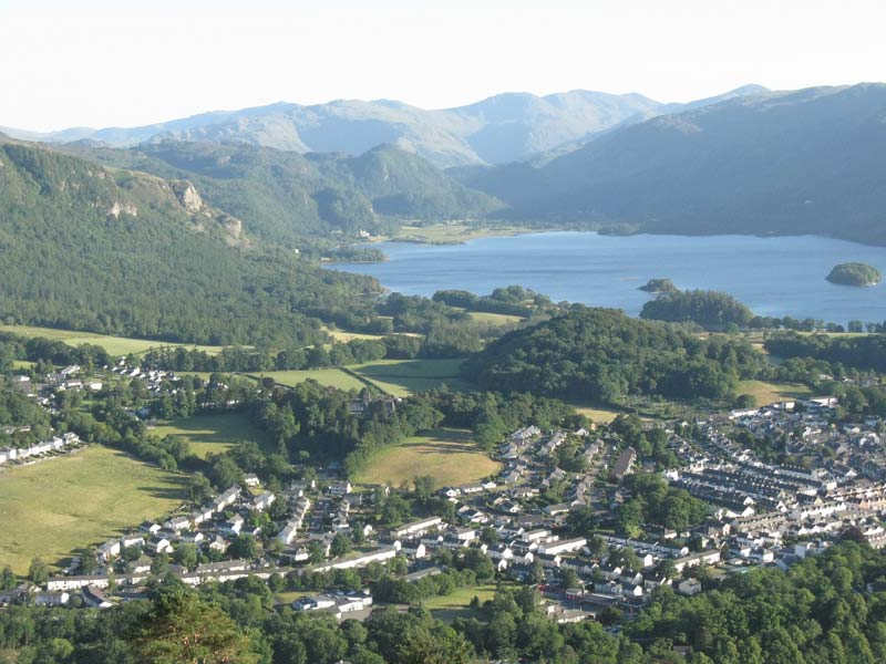 Keswick and Derwentwater from Latrigg